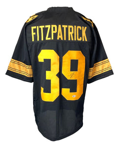 Minkah Fitzpatrick Pittsburgh Signed Alternate Black Football Jersey BAS