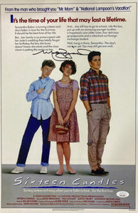 Molly Ringwald Signed 11x17 Sixteen Candles Movie Poster Photo JSA ITP - Sports Integrity