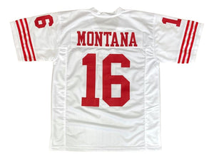 Joe Montana San Francisco White Football Jersey - Sports Integrity