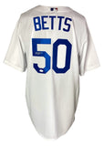 Mookie Betts Signed Los Angeles Dodgers Nike Replica Baseball Jersey JSA