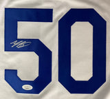 Mookie Betts Signed Los Angeles Dodgers Nike Replica Baseball Jersey JSA