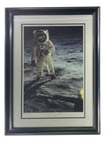 Walking On The Moon Framed 16x22 Historical Photo Archive LE 33/375 Giclee - Sports Integrity