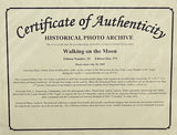 Walking On The Moon Framed 16x22 Historical Photo Archive LE 33/375 Giclee - Sports Integrity