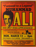 1979 Muhammad Ali Farewell To A Legend Framed Boxing Fight Poster - Sports Integrity