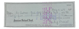 Stan Musial St. Louis Cardinals Signed Bank Check #5540 BAS - Sports Integrity