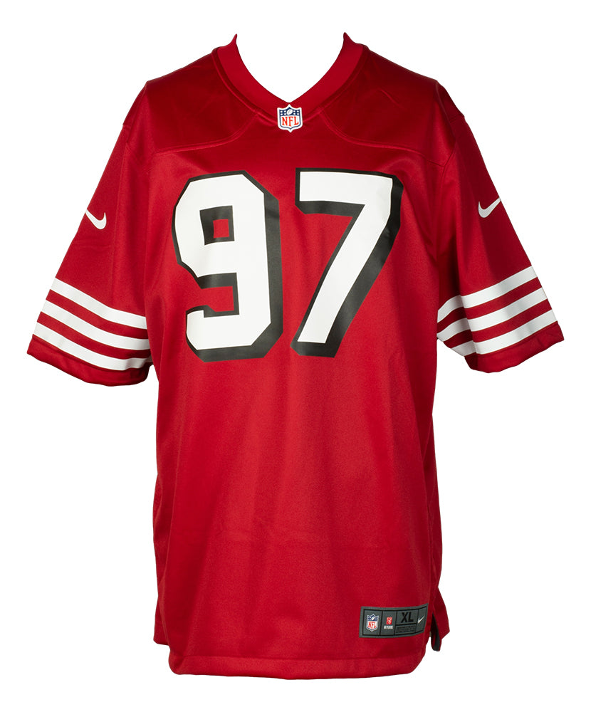 Nick Bosa Signed San Francisco 49ers Red NFL Nike Vapor Jersey-Beckett  Hologram