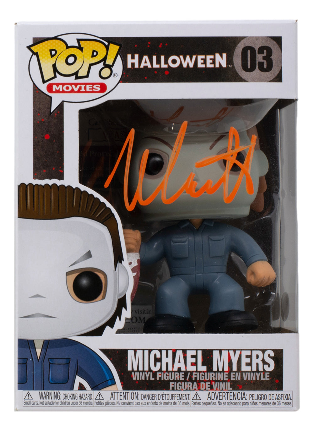 Nick Castle Signed Halloween Michael Myers Funko Pop #03 JSA ITP ...