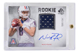 Nick Foles Signed 2012 Upper Deck Rookie Patch Card #253 243/885 Slabbed - Sports Integrity