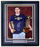 Nikola Jokic Signed Framed 16x20 Denver Nuggets Photo JSA - Sports Integrity