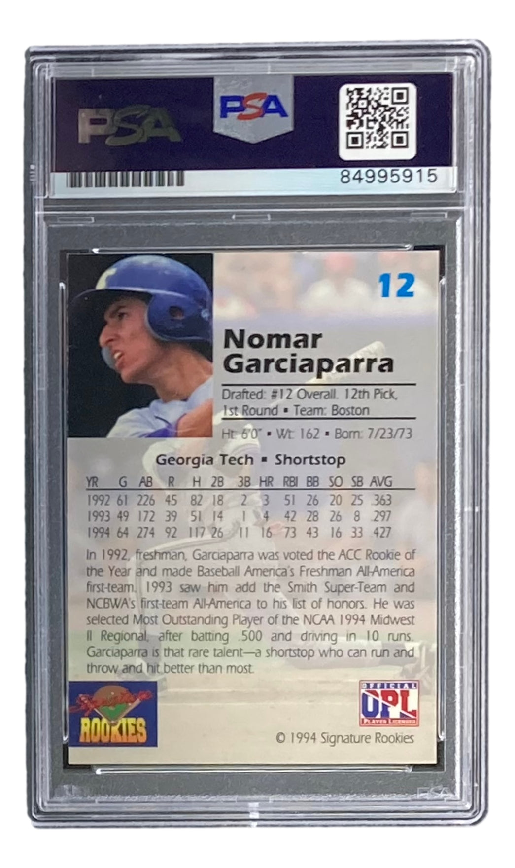 Nomar Garciaparra Original Autographed Baseball MLB Balls for sale