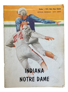 Notre Dame vs Indiana October 1 1955 Official Game Program - Sports Integrity