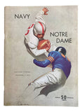 Notre Dame vs Navy November 1 1952 Official Game Program - Sports Integrity