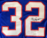 OJ Simpson Buffalo Signed Blue Football Jersey JSA AS06121 - Sports Integrity