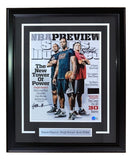 Hakeem Olajuwon Dwight Howard McHale Signed Framed 11x14 SI Cover Photo BAS LOA - Sports Integrity