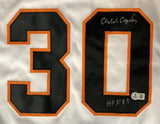 Orlando Cepeda San Francisco Signed White Baseball Jersey HOF 99 BAS - Sports Integrity