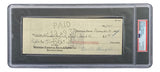 Orville Wright Signed Slabbed Bank Check PSA/DNA 85200377