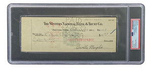 Orville Wright Signed Slabbed Bank Check PSA/DNA 85200381 - Sports Integrity