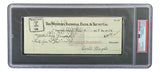 Orville Wright Signed Slabbed Bank Check PSA/DNA 85200384 - Sports Integrity