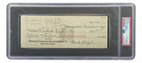 Orville Wright Signed Slabbed Bank Check PSA/DNA 85200372 - Sports Integrity