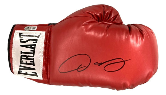 Oscar De La Hoya Signed Red Right Hand Everlast Boxing Glove BAS ITP - Sports Integrity