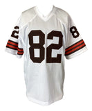 Ozzie Newsome Cleveland Signed White Football Jersey JSA