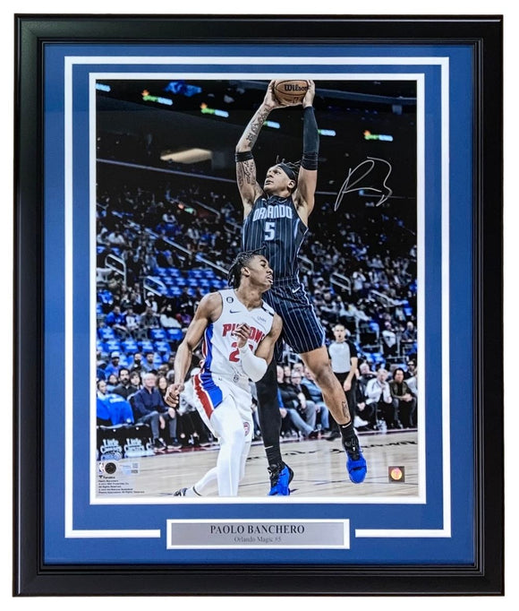 Paolo Banchero Signed Framed 16x20 Orlando Magic Photo Fanatics