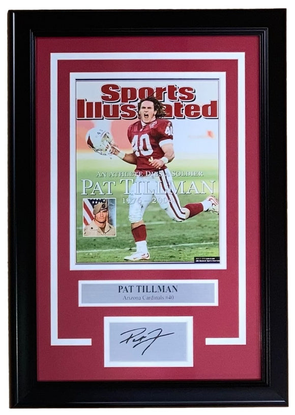 Pat Tillman Framed Arizona Cardinals 8x10 Photo w/Laser Signature