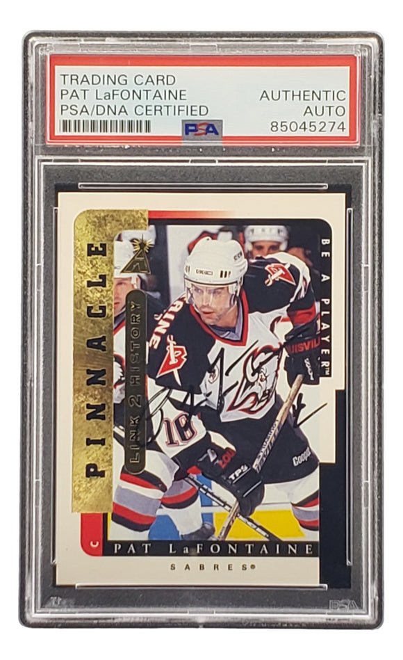 Pat LaFontaine autographed Hockey Card (New York Islanders
