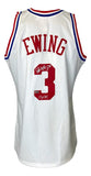 Patrick Ewing Signed Knicks 1991 M&N HWC All - Star Jersey 11x AS Steiner CX - Sports Integrity