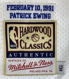 Patrick Ewing Signed Knicks 1991 M&N HWC All - Star Jersey 11x AS Steiner CX - Sports Integrity