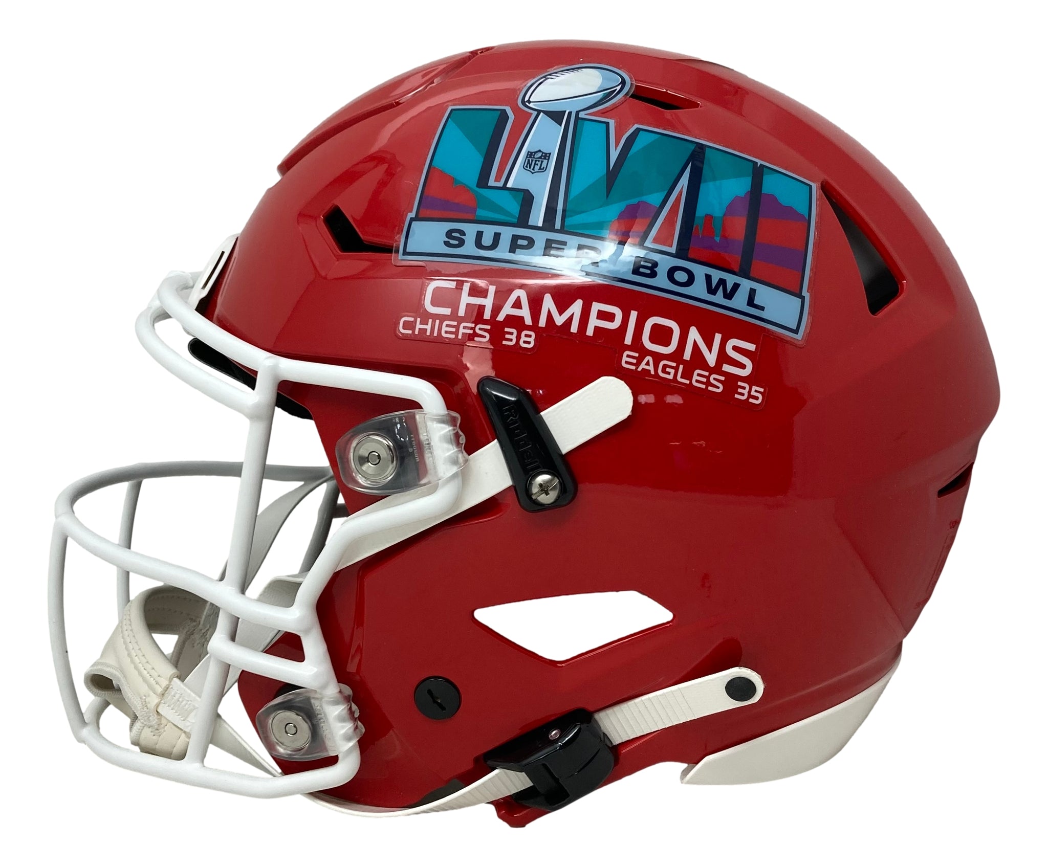 Patrick Mahomes Signed KC Chiefs SB LVII Authentic Speed Flex Helmet F –  Sports Integrity