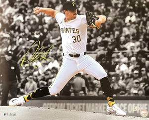 Paul Skenes Signed 16x20 Pittsburgh Pirates Photo MLB Hologram - Sports Integrity