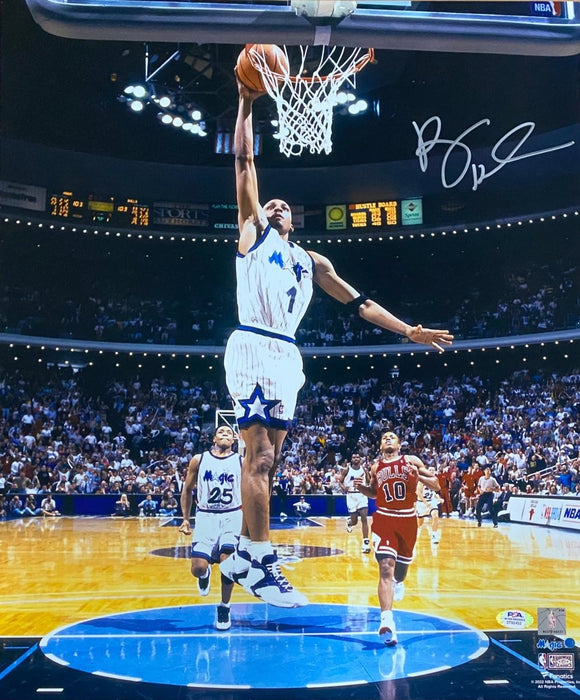 Penny Hardaway Signed Orlando Magic 16x20 Photo PSA - Sports Integrity