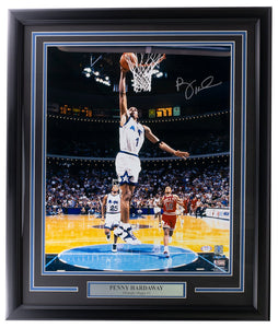 Penny Hardaway Signed Framed Orlando Magic 16x20 Photo PSA Hologram - Sports Integrity