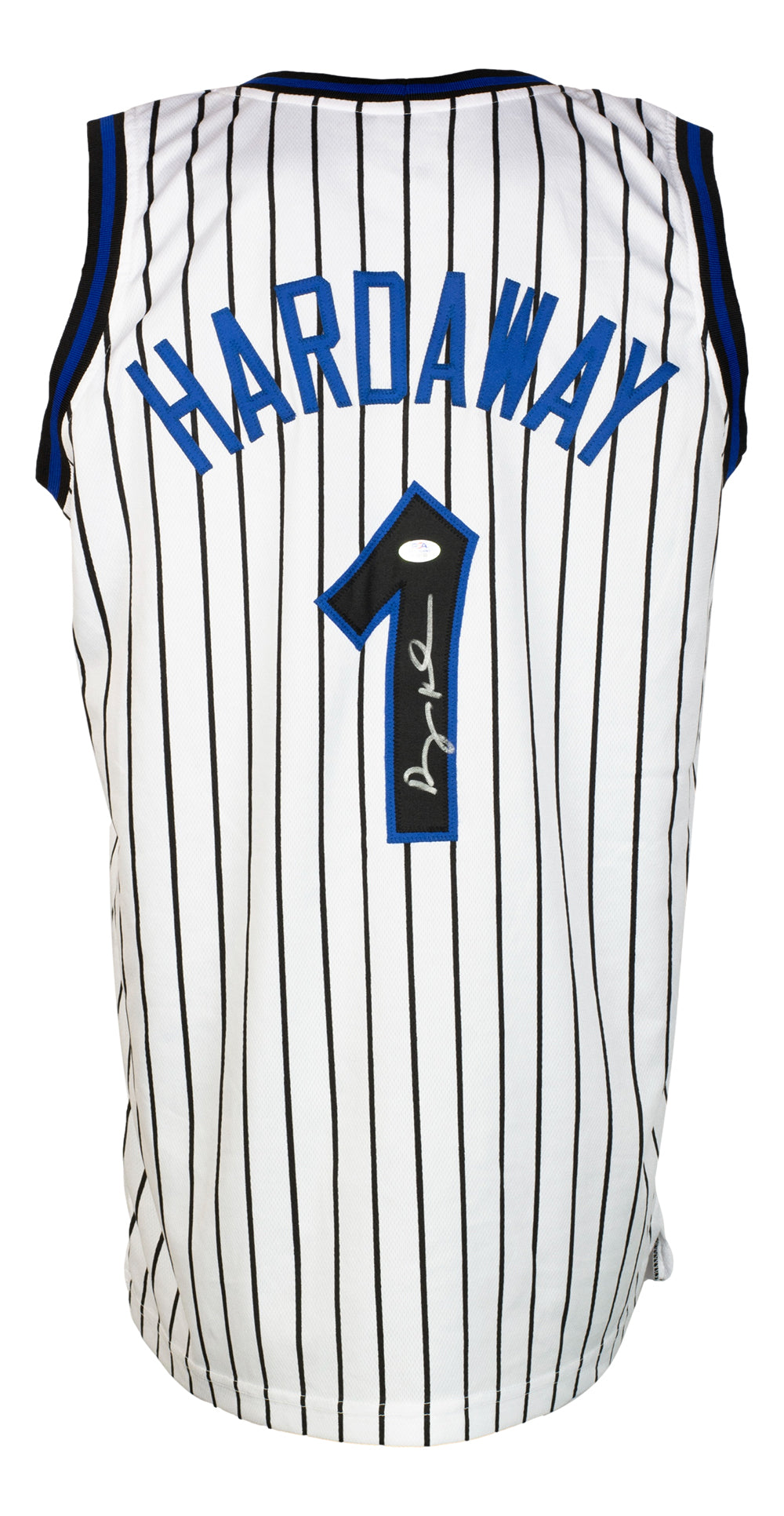 Penny Hardaway Autographed Signed Framed Custom Blue Basketball Jersey PSA  Itp