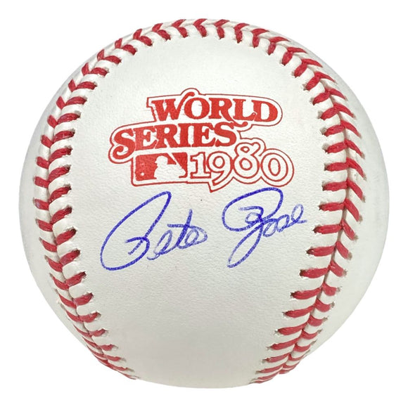 Pete Rose Signed Phildelphia Phillies Official 1980 World Series Baseball JSA - Sports Integrity