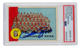 Pete Rose Signed 1963 Topps Reds Team #63 Baseball Card PSA/DNA GEM MT 10 - Sports Integrity