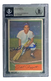 Phil Rizzuto Signed 1954 Bowman #1 New York Yankees Card BAS - Sports Integrity