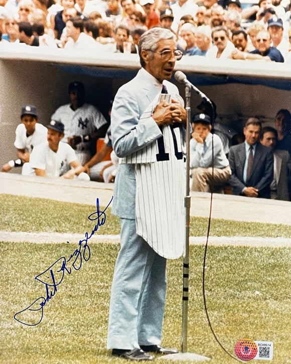 Phil Rizzuto Signed 8x10 New York Yankees Baseball Photo BAS - Sports Integrity