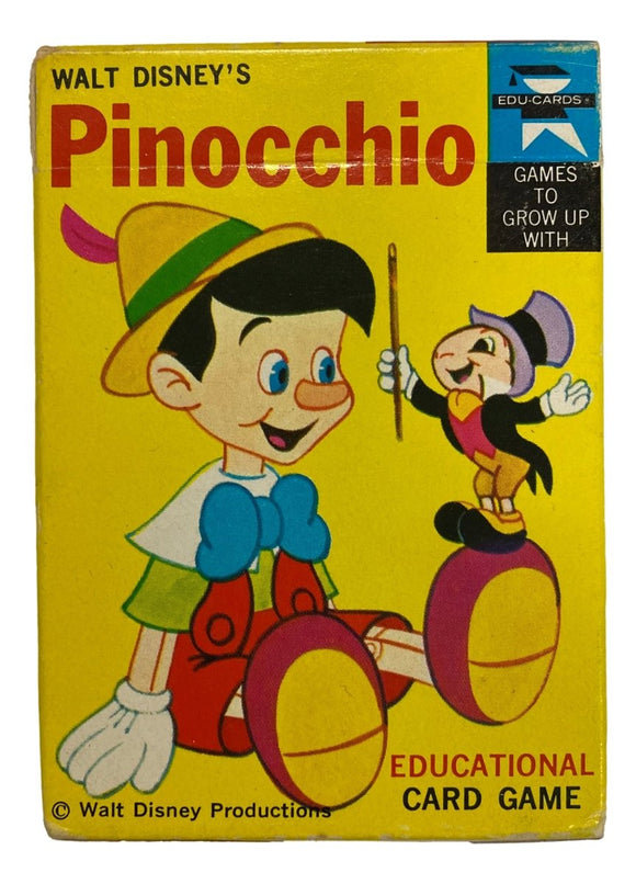 Walt Disney's Pinocchio Vintage Edu - Cards Educational Playing Card Game - Sports Integrity