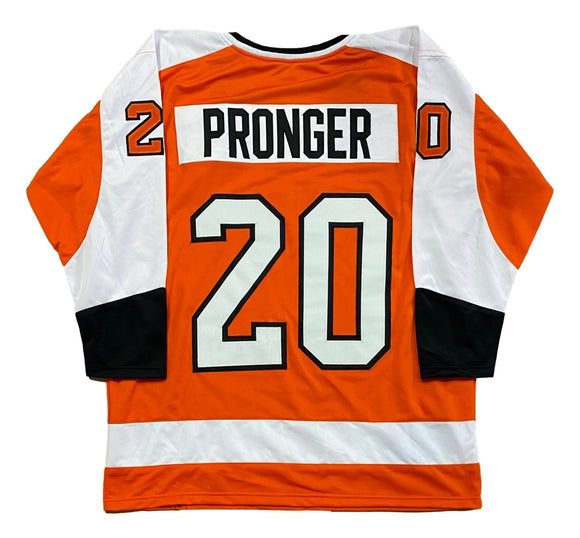 Chris Pronger Philadelphia Custom Orange Hockey Jersey - Sports Integrity