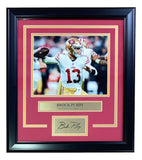 Brock Purdy Framed 8x10 San Francisco 49ers Photo w/ Laser Engraved Signature