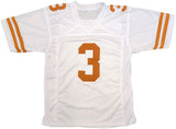 Quinn Ewers Texas Signed White Football Jersey BAS - Sports Integrity