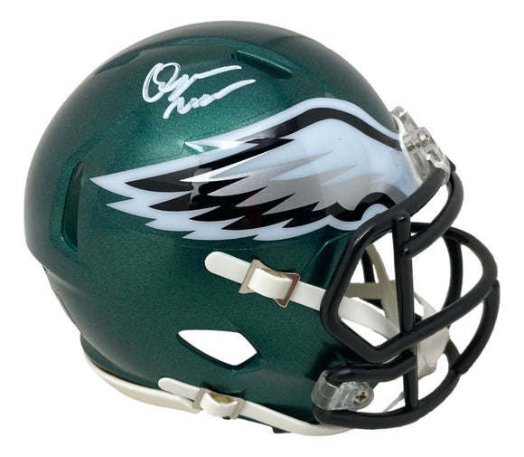 Quinyon Mitchell Signed Philadelphia Eagles Mini Speed Helmet JSA - Sports Integrity