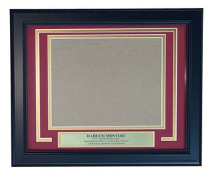 Raheem Mostret San Francisco 49ers 8x10 Horizontal Photo Frame Kit - Sports Integrity