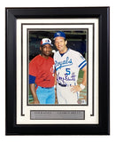 Tim Raines George Brett Signed Framed 8x10 MLB Baseball Photo BAS - Sports Integrity