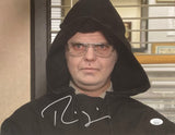 Rainn Wilson Signed 11x14 The Office Dwight Schrute Hood Photo JSA