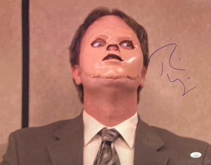 Rainn Wilson Signed 16x20 The Office Dwight Schrute CPR Dummy Face Photo JSA - Sports Integrity