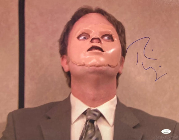 Rainn Wilson Signed 16x20 The Office Dwight Schrute CPR Dummy Face Photo JSA - Sports Integrity