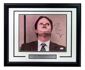 Rainn Wilson Signed Framed 11x14 The Office Dwight Schrute CPR Dummy Photo JSA